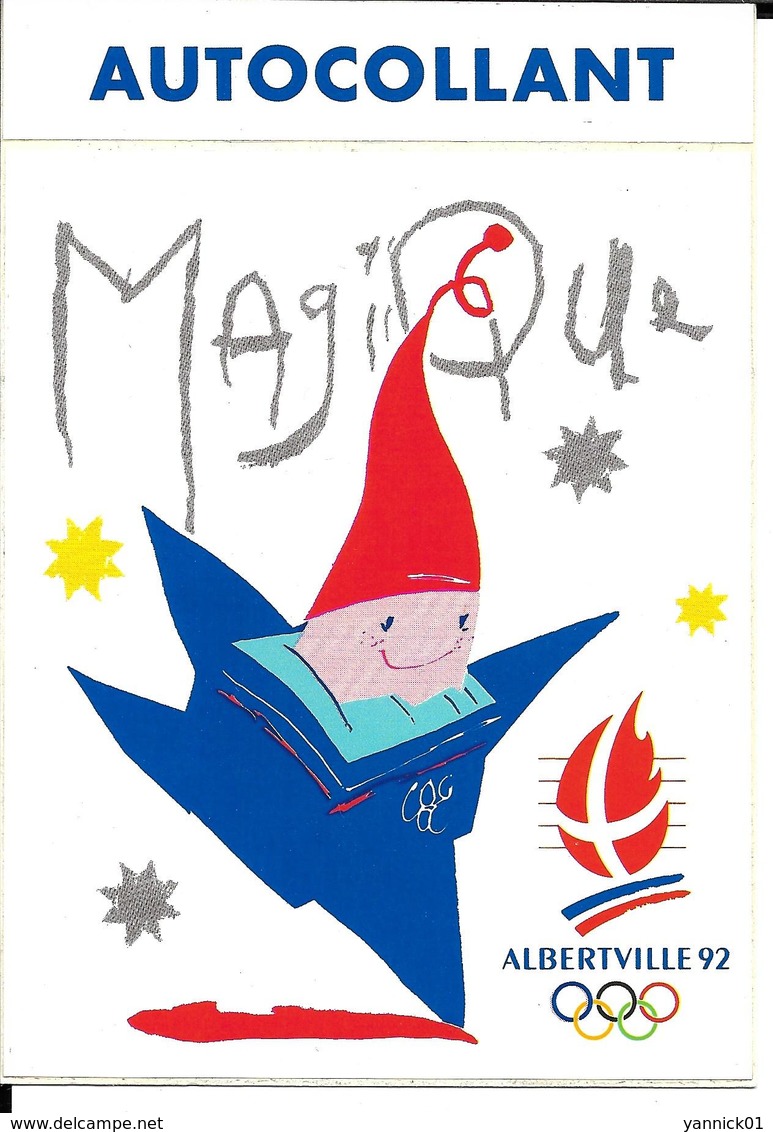 JEUX OLYMPIQUES HIVER - OLYMPICS WINTER GAMES ALBERTVILLE 1992 - MASCOTTE OLYMPIQUE - OLYMPIC MASCOT MAGIQUE - Jeux Olympiques