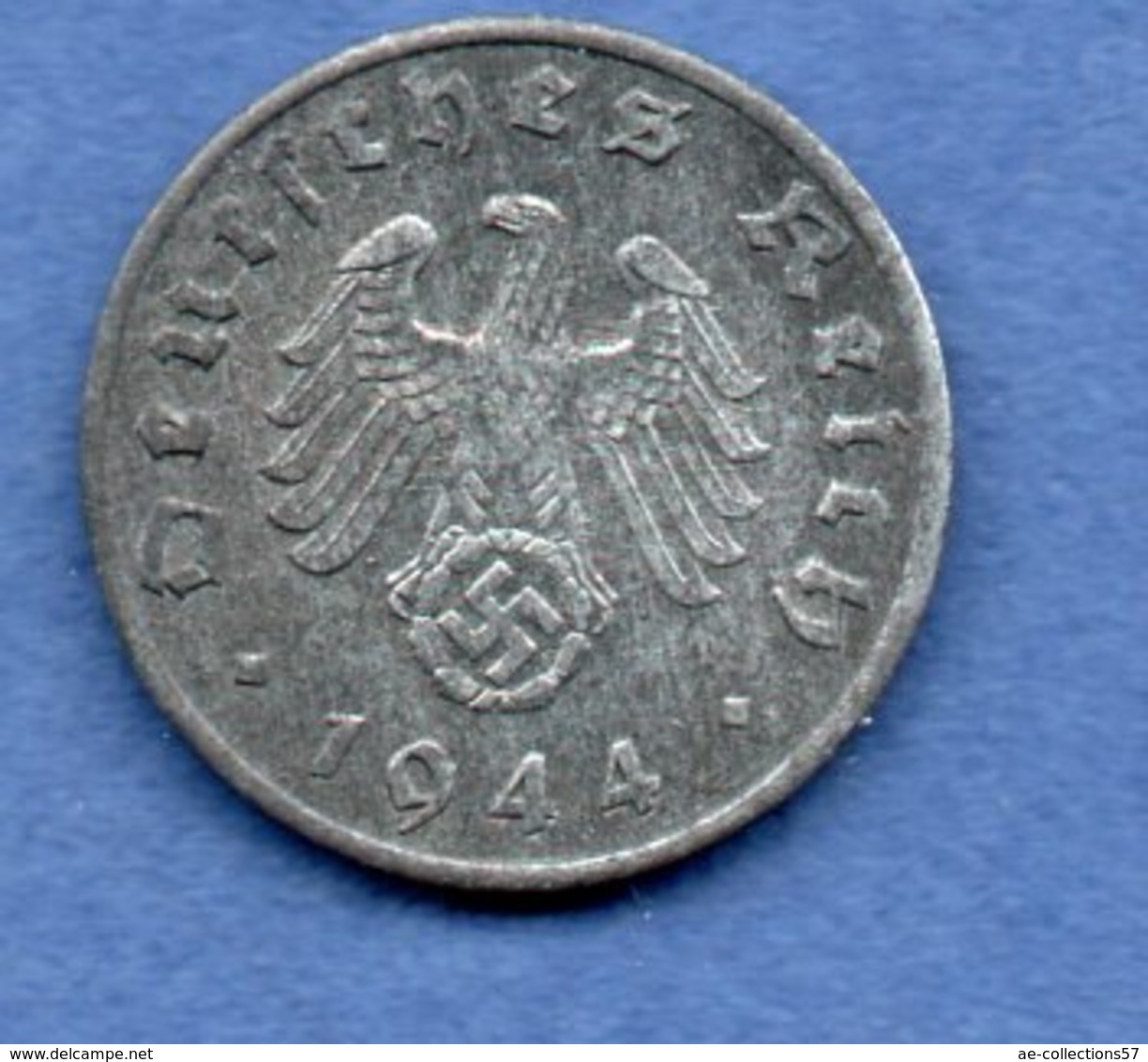 Allemagne - 1 Reichspfennig 1944 G  - Km # 97  -- état SUP  -- - 1 Reichspfennig