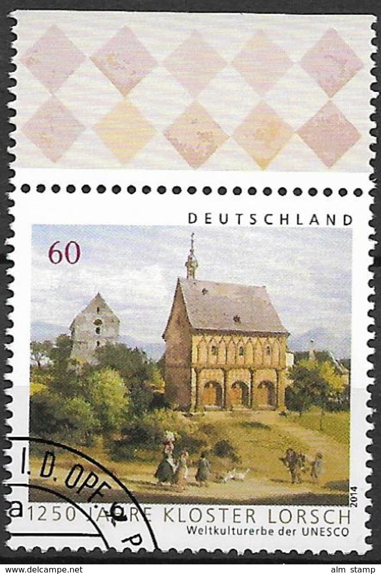 2014  Allem. Fed.  Deutschland MI. 3050 FD-used   UNESCO-Welterbe : 1250 Jahre Kloster Lorsch. - Oblitérés