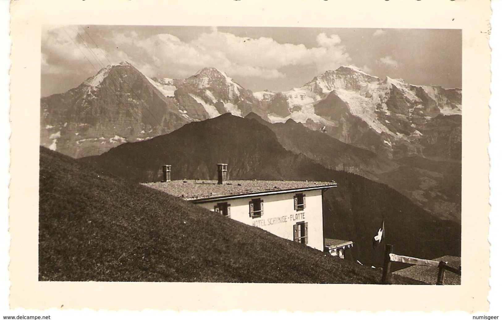 SUISSE  ( Berne )  Hôtel Schynige- Platte ( Format: 11.5 X7.5 ) - Lieux