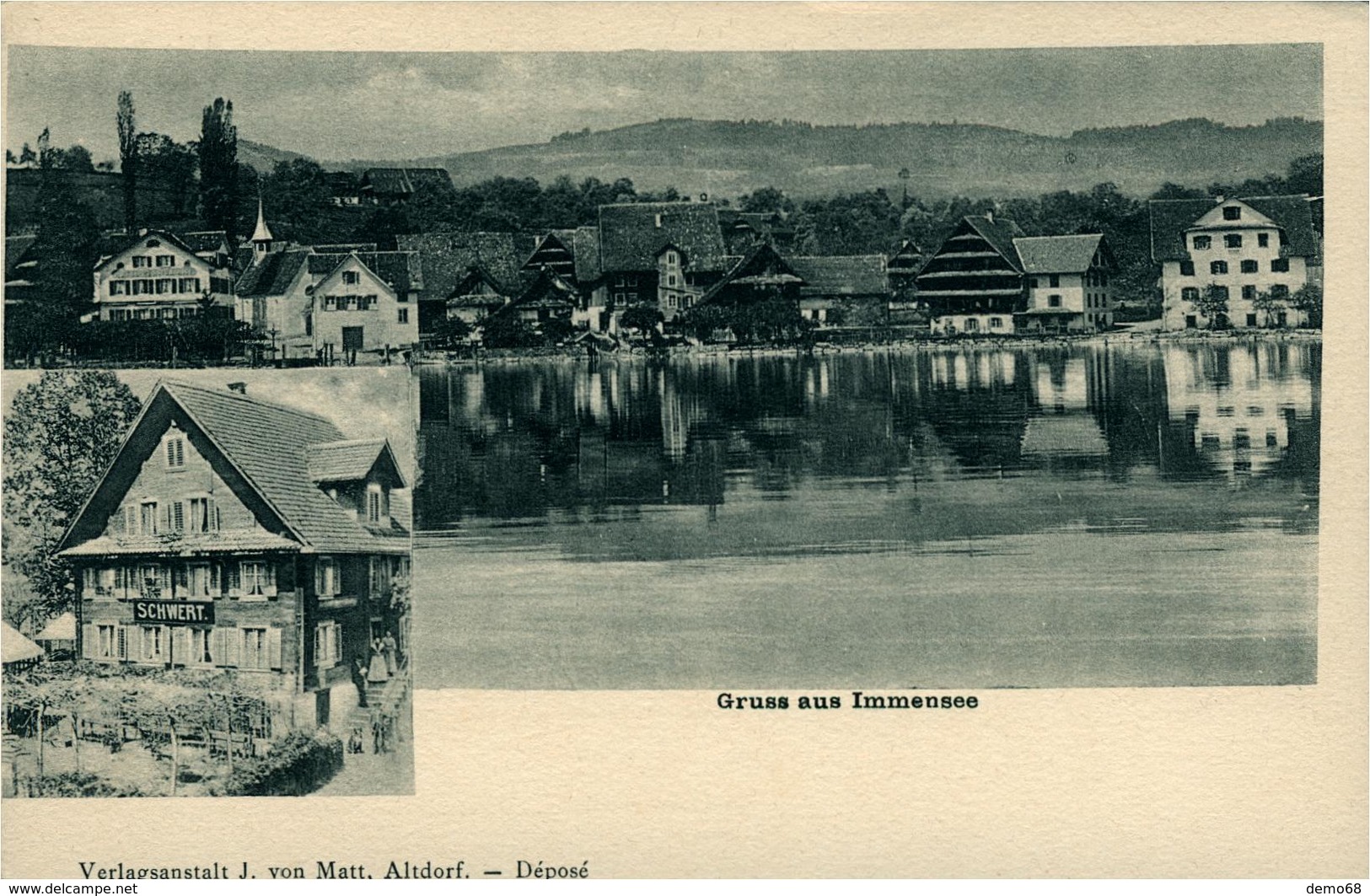 IMMENSEE Gruss Aus... Splendide Carte Ancienne Neuve - Autres & Non Classés