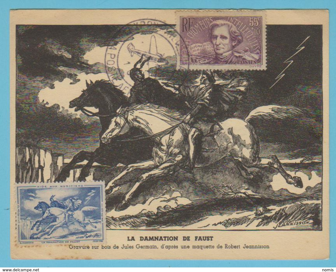 J.M. 22 - Carte Maximum Ou Carte Philatélique - Compositeur - N° 51 - H. BERLIOZ - Musique