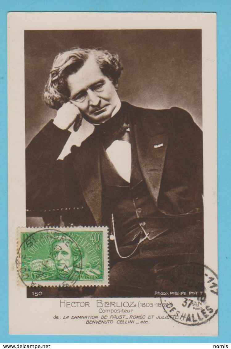 J.M. 22 - Carte Maximum Ou Carte Philatélique - Compositeur - N° 55 - H. BERLIOZ - Musique