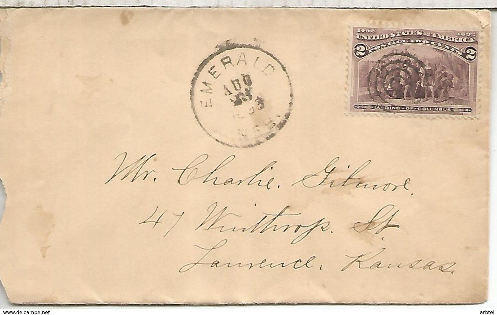 ESTADOS UNIDOS USA 1893 CC SELLOS COLON COLUMBUS - Christophe Colomb