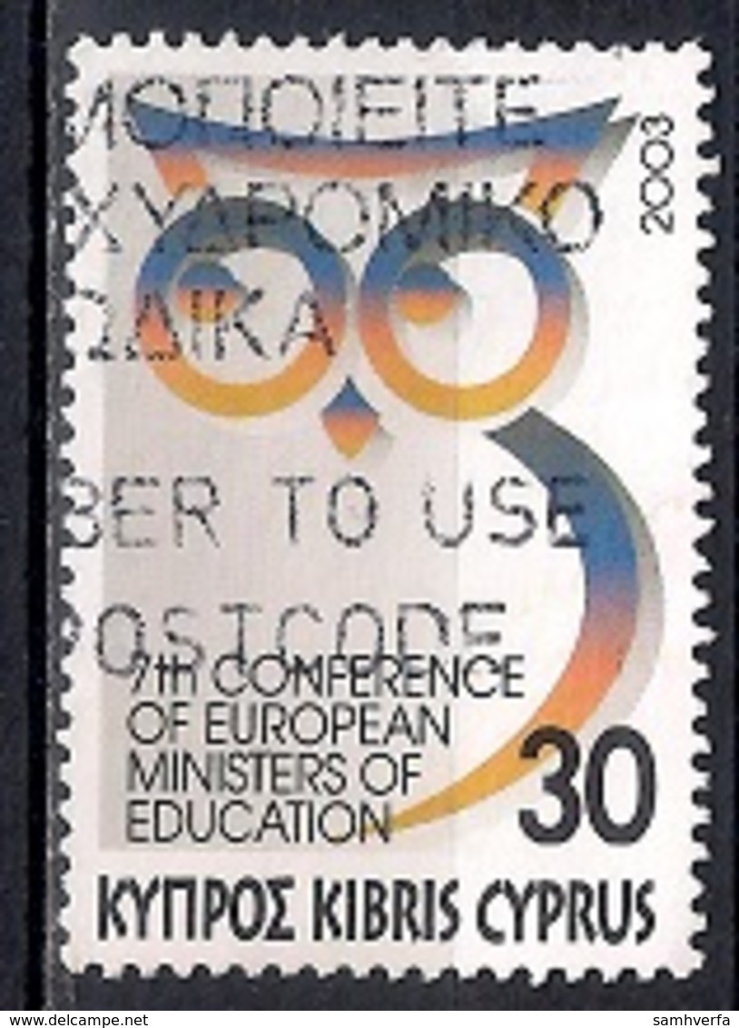 Cyprus 2003 - The 7th Conference Of The European Ministers Of Education - Oblitérés
