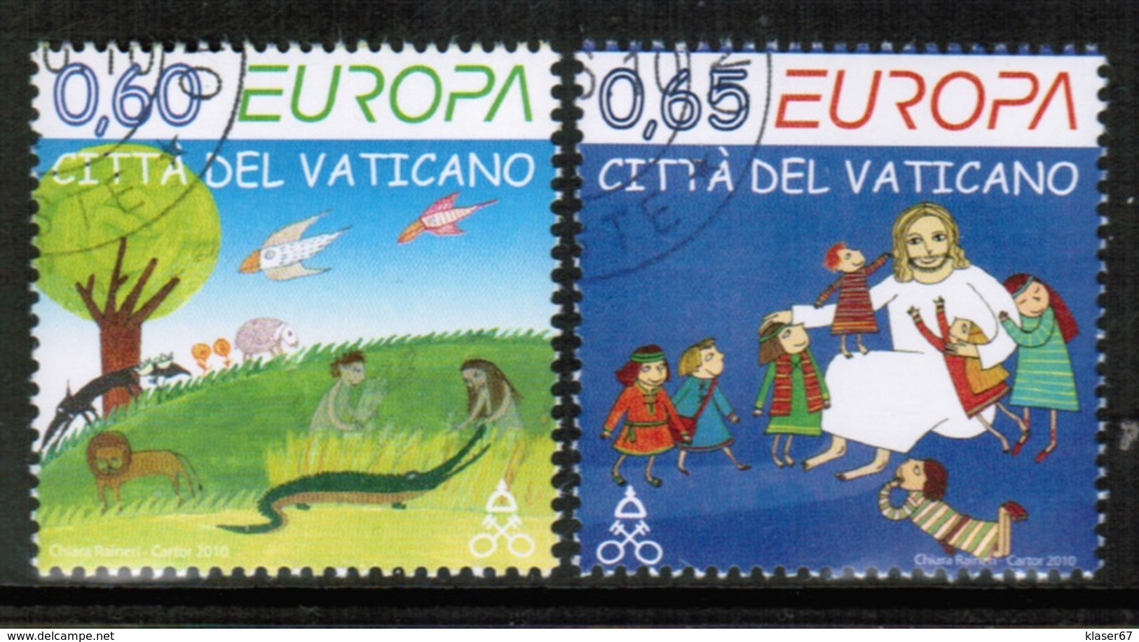 CEPT 2010 VA MI 1669-70 VATICAN USED - 2010