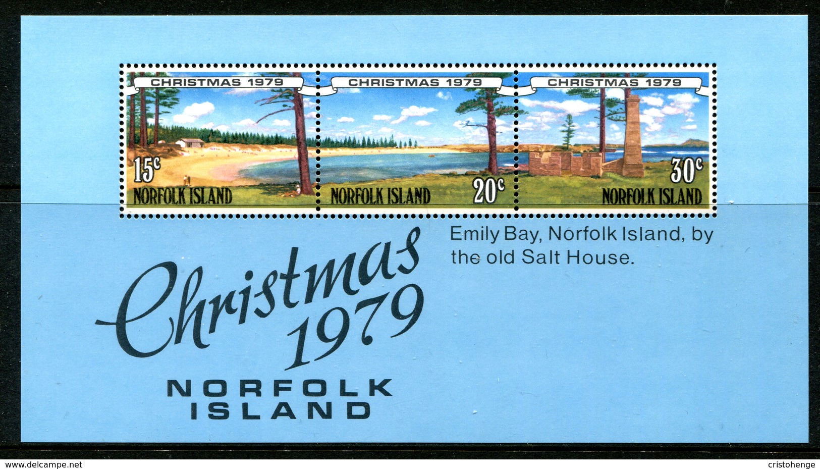 Norfolk Island 1979 Christmas MS MNH (SG MS233) - Ile Norfolk