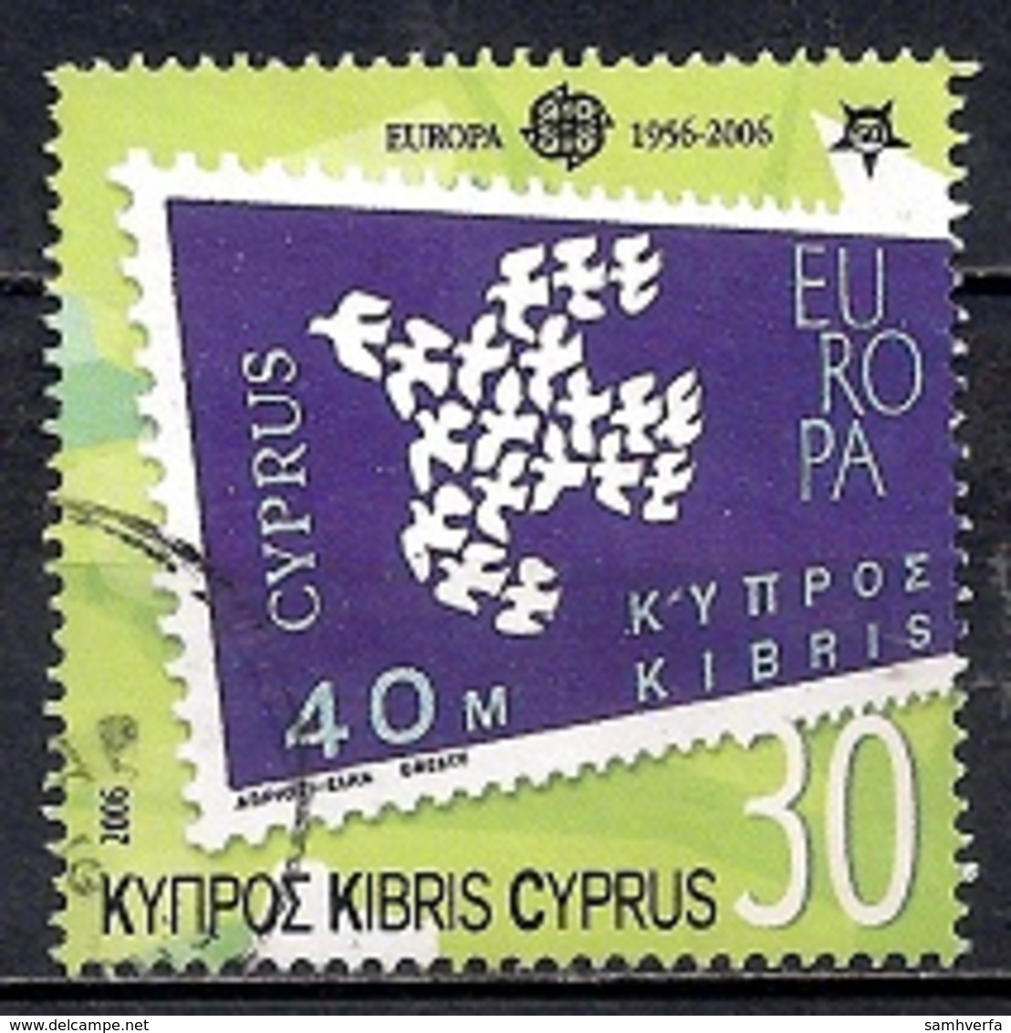 Cyprus 2006 - The 50th Anniversary Of The 1st EUROPA Stamps - Usados