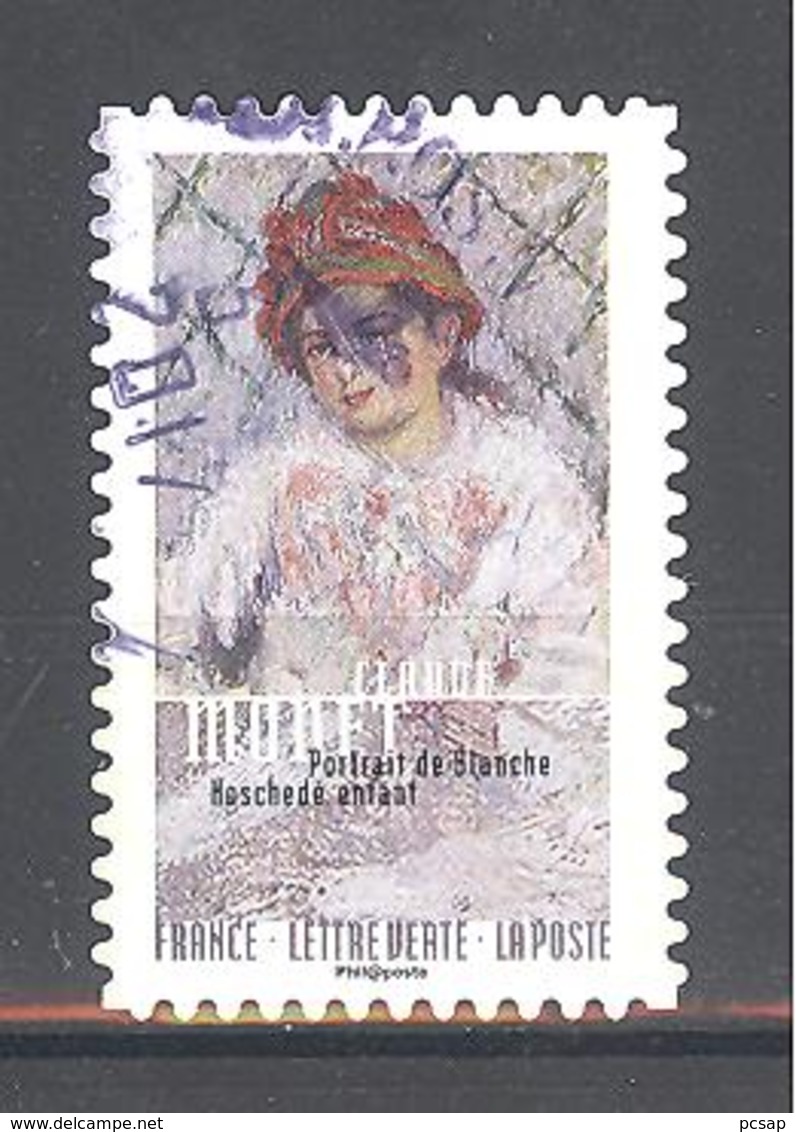 France Autoadhésif Oblitéré N°1268 (Normandie Impressionniste) (cachet Rond) - Oblitérés