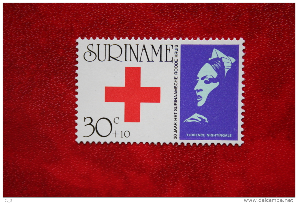 Rode Kruiszegel Red Cross Rotes Kreuz ; NVPH Nr: 604 Mi 655 ; 1973 MNH / Postfris SURINAME / SURINAM - Surinam ... - 1975