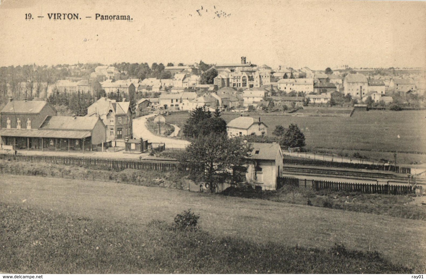 BELGIQUE - LUXEMBOURG - VIRTON - Panorama (gare). (n°19). - Virton