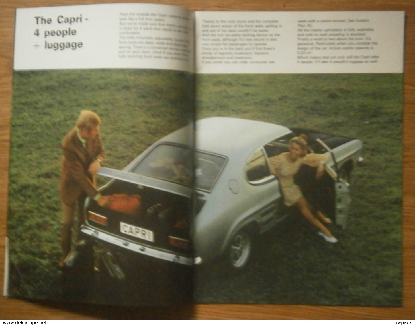 Ford Capri - Automobilia, Broschure, Broschüre, Prospekt, Autoheft, DEU - Coches
