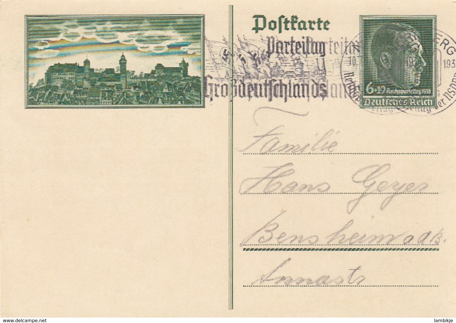 Deutsches Reich Postkarte P272 1938 - Briefe U. Dokumente