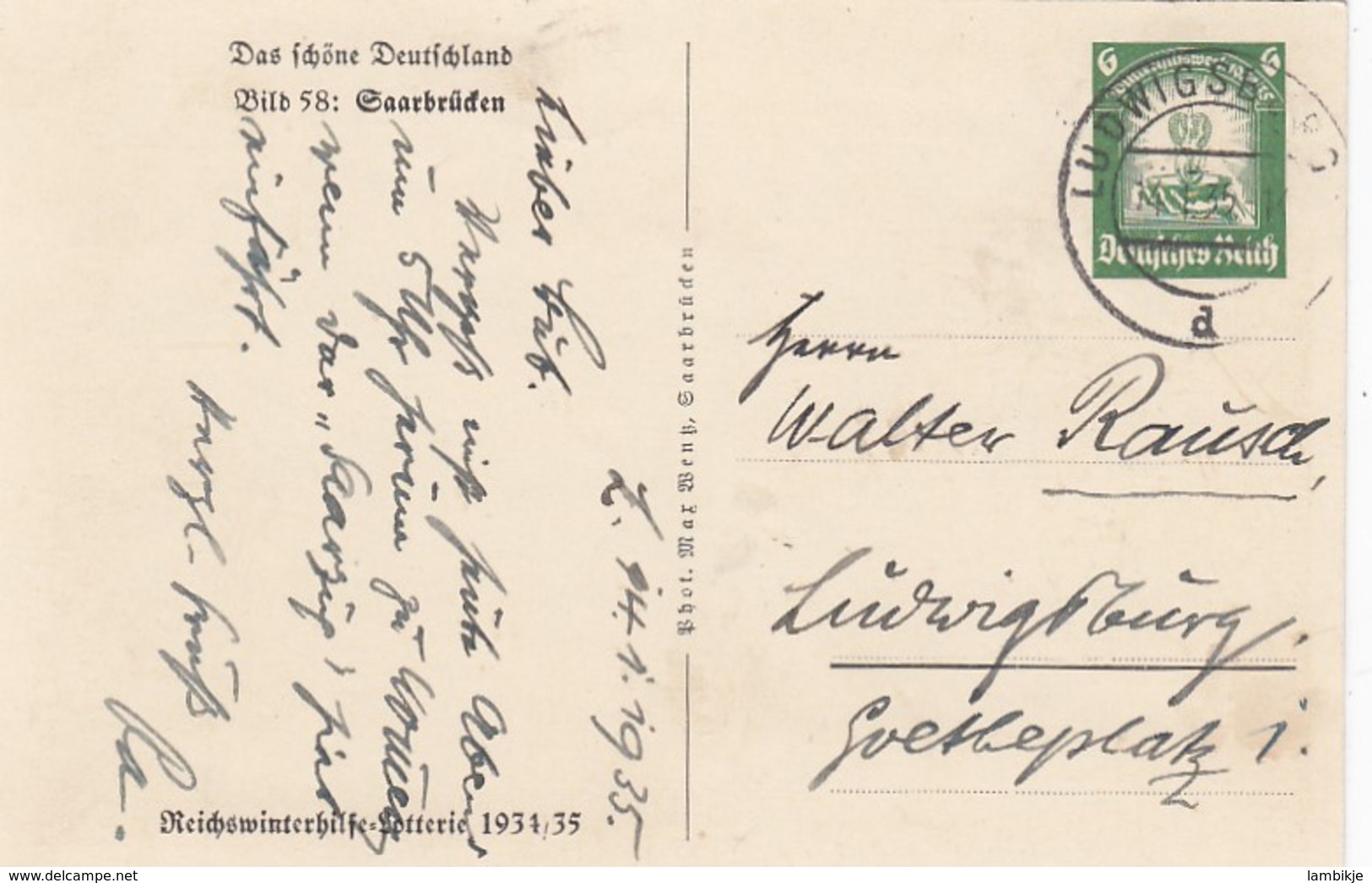 Deutsches Reich Postkarte P254 1935 - Briefe U. Dokumente