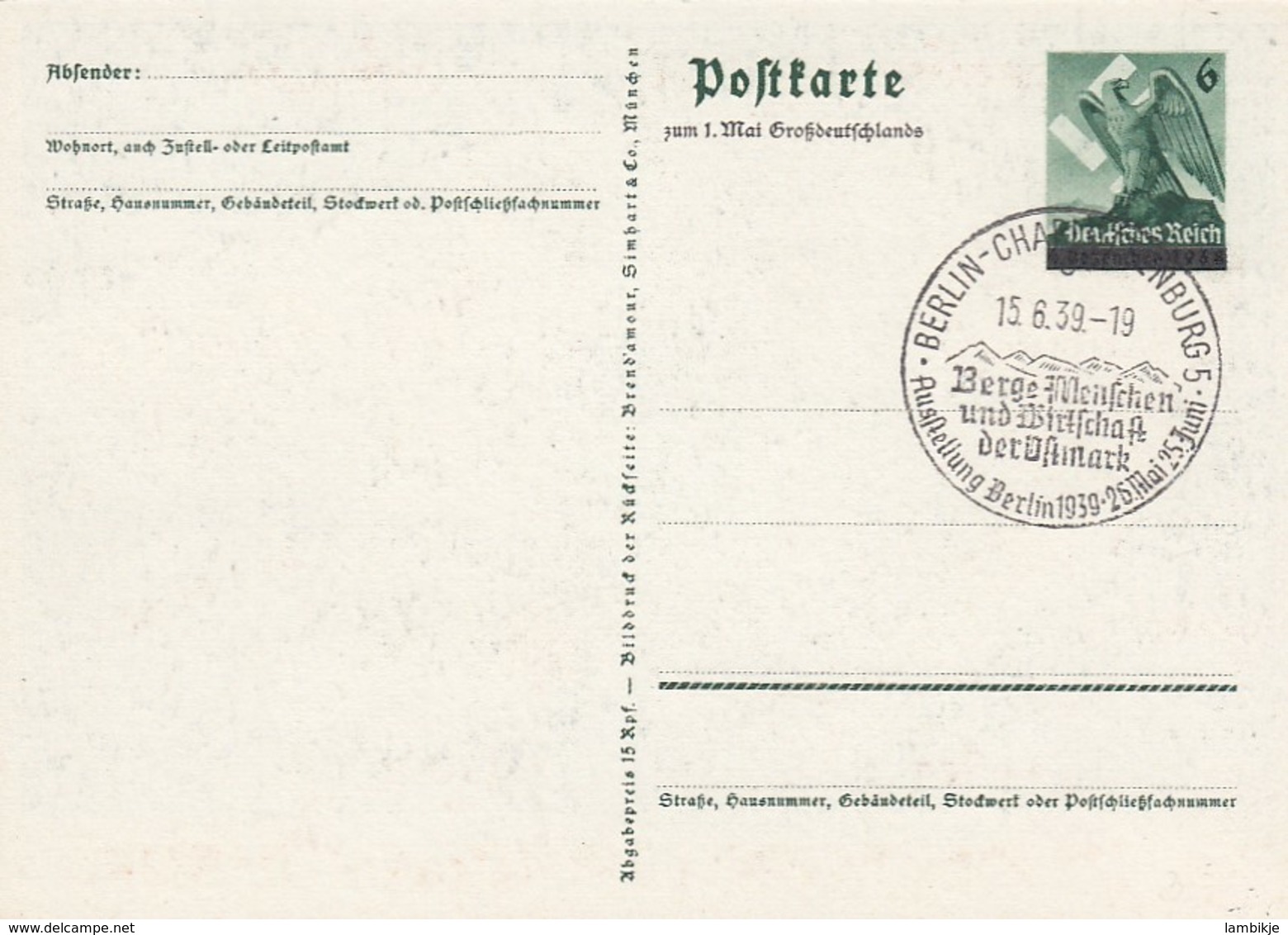 Deutsches Reich Postkarte P279 1938 - Briefe U. Dokumente