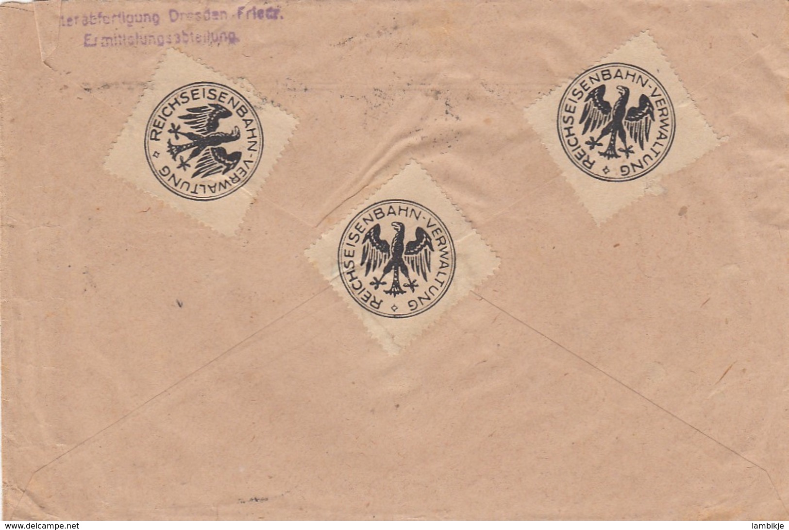 Deutsches Reich Brief INFLA Dienst 1920-23 - Briefe U. Dokumente