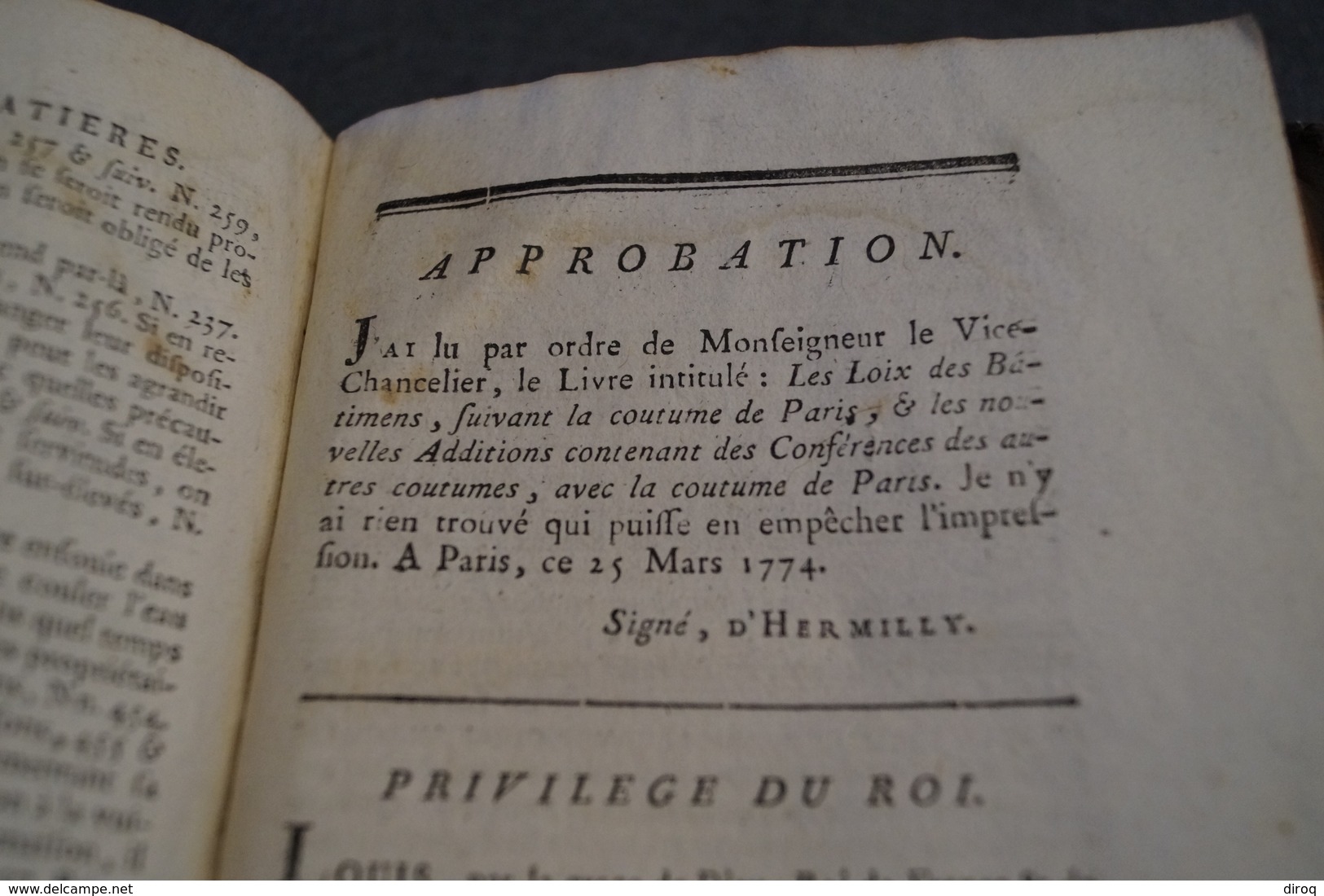 RARE,1787,Les loix des batiments suivant la coutume de Paris,700 pages,20,5 Cm. sur 13,5 Cm.