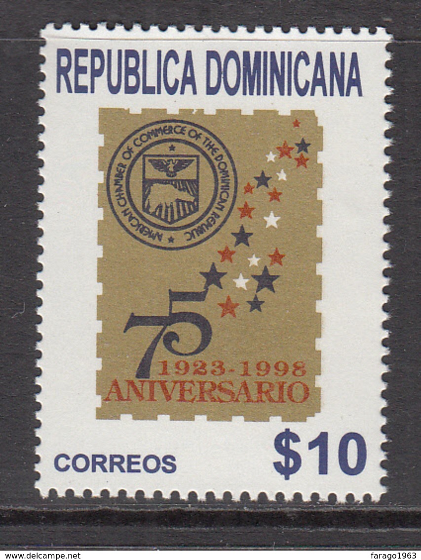 1998 Dominican Republic Dominicana  American Chamber Commerce  Complete Set Of 1 MNH - Dominicaine (République)