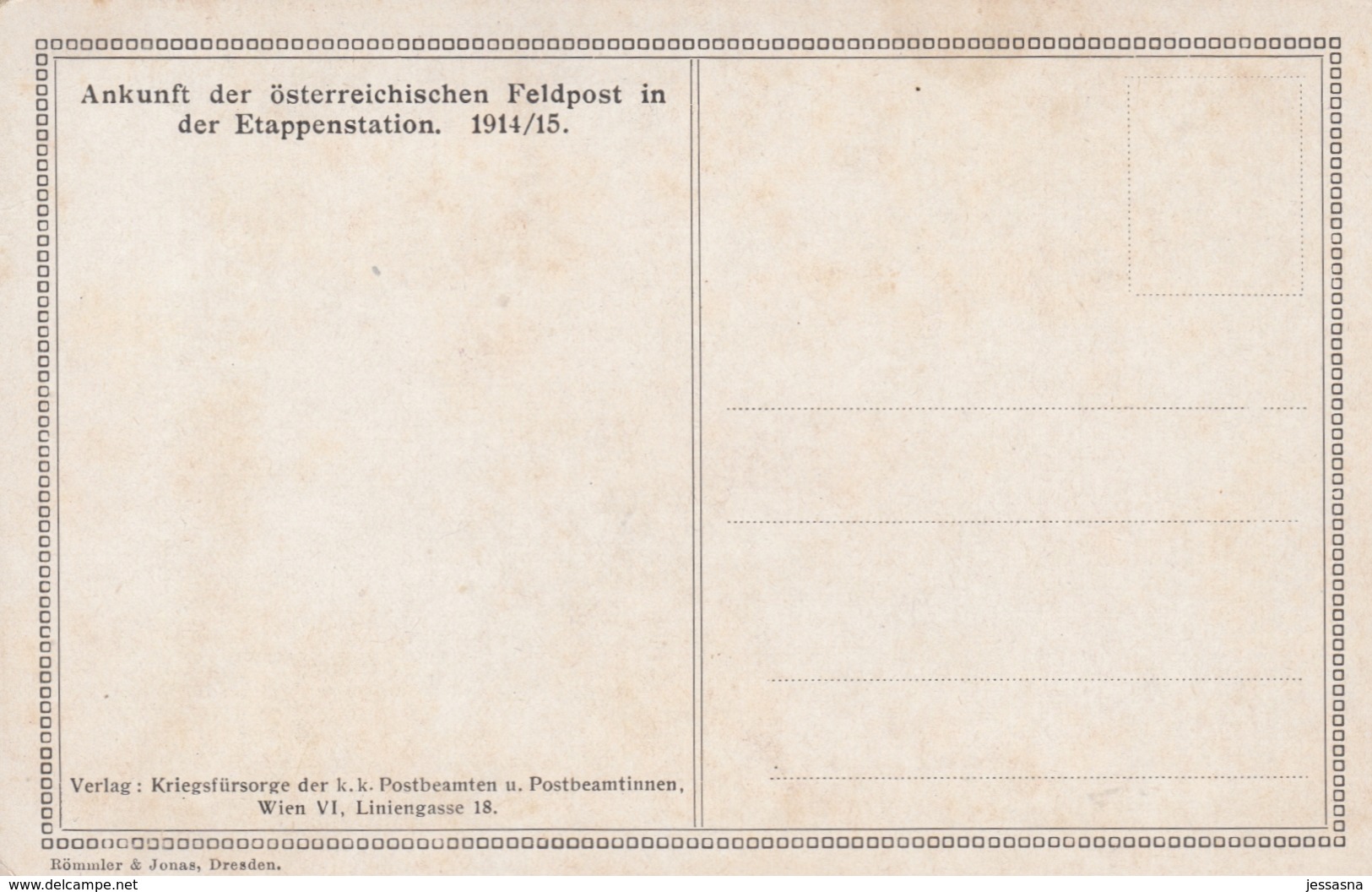 AK - I. WK - Ankunft Der Österr. Feldpost In Der Etappenstation  1914/15 - Weltkrieg 1914-18