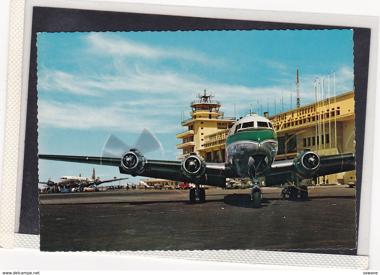 LIBAN BEIRUT AIRPORT AIRPLANE DOUGLAS DC4 AEROPORT AVION - Liban