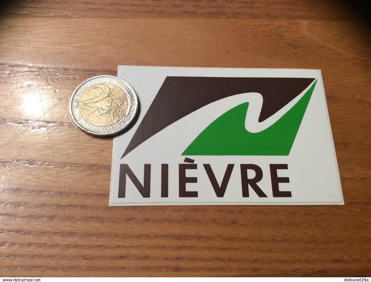 AUTOCOLLANT, Sticker "NIÈVRE (58)" (département) Type 2 - Autocollants