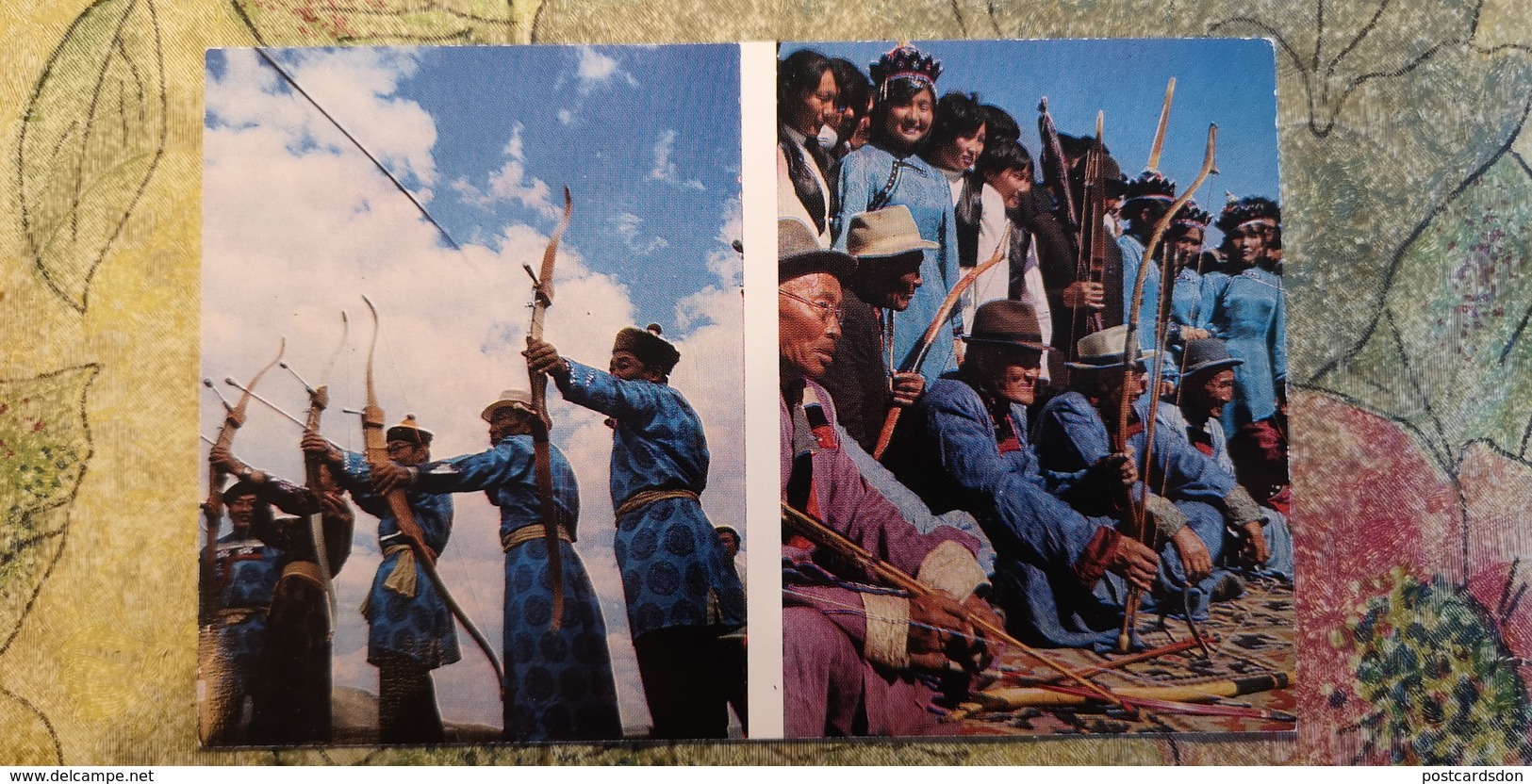 Russia. Buryaty People. Archer. Old Postcard 1973 - Archery - Archery