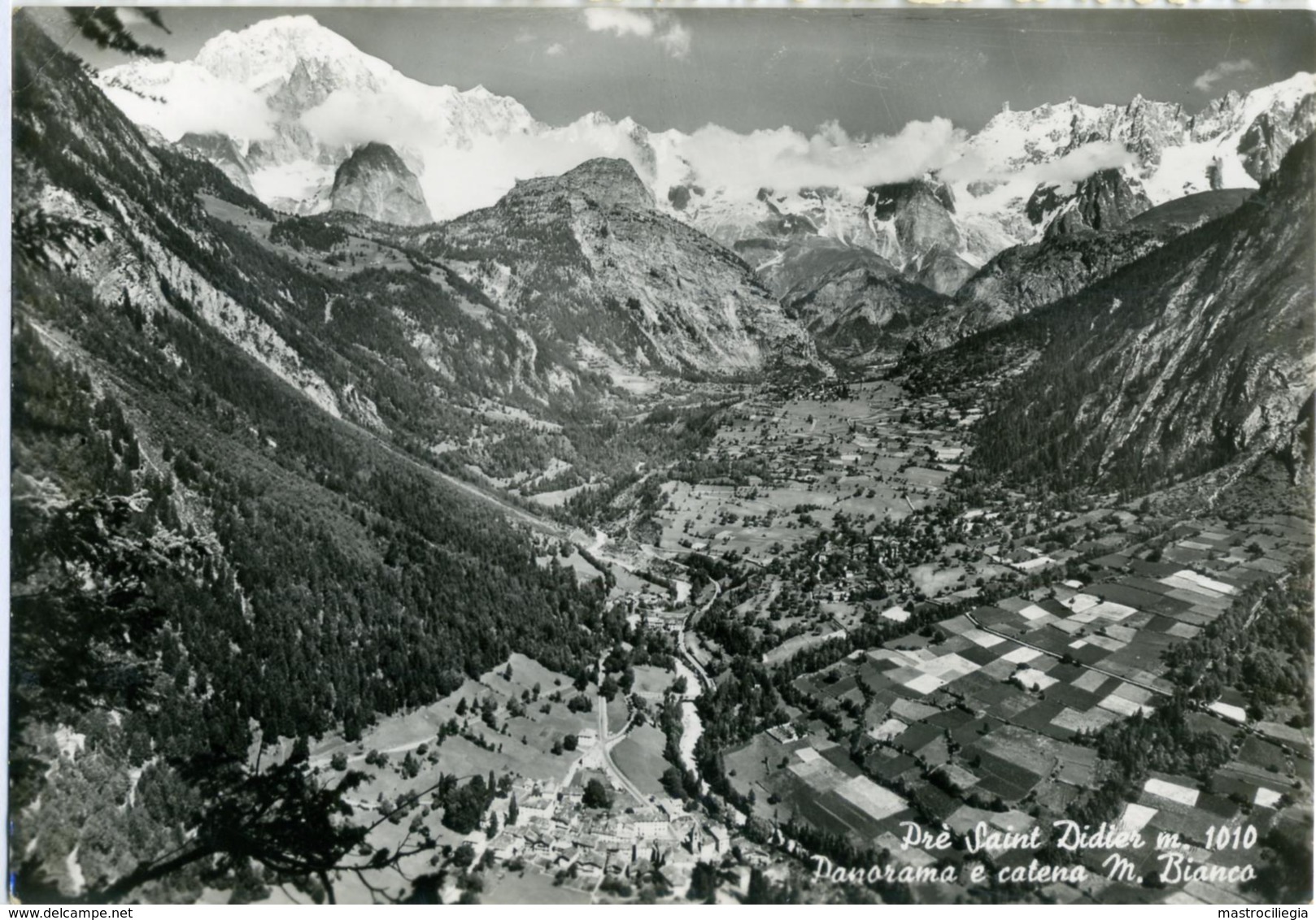 PRÈ SAINT ST. DIDIER  VALLE D'AOSTA  Panorama E Catena Monte Bianco - Altri & Non Classificati