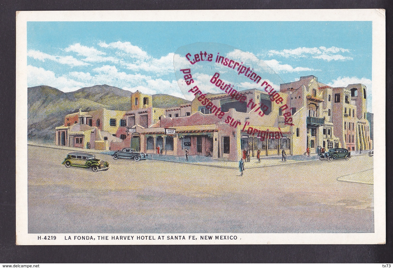 Q0698 - La Fonda - The Harvey Hotel - SANTA FE - NEW MEXICO -  USA - Santa Fe