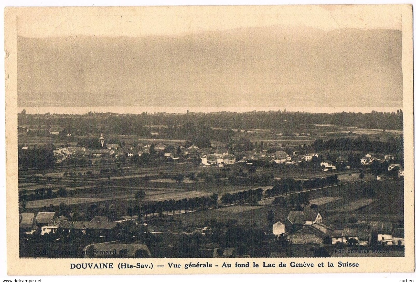 DOUVAINE  74  Vue Générale .au Fond La Suisse .1941 - Douvaine