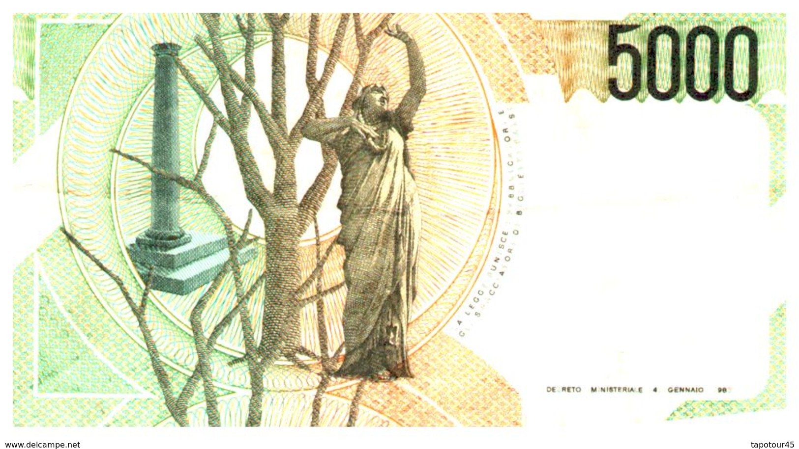 Billets >  Italie >  5000 Lire 1985 - 5000 Lire
