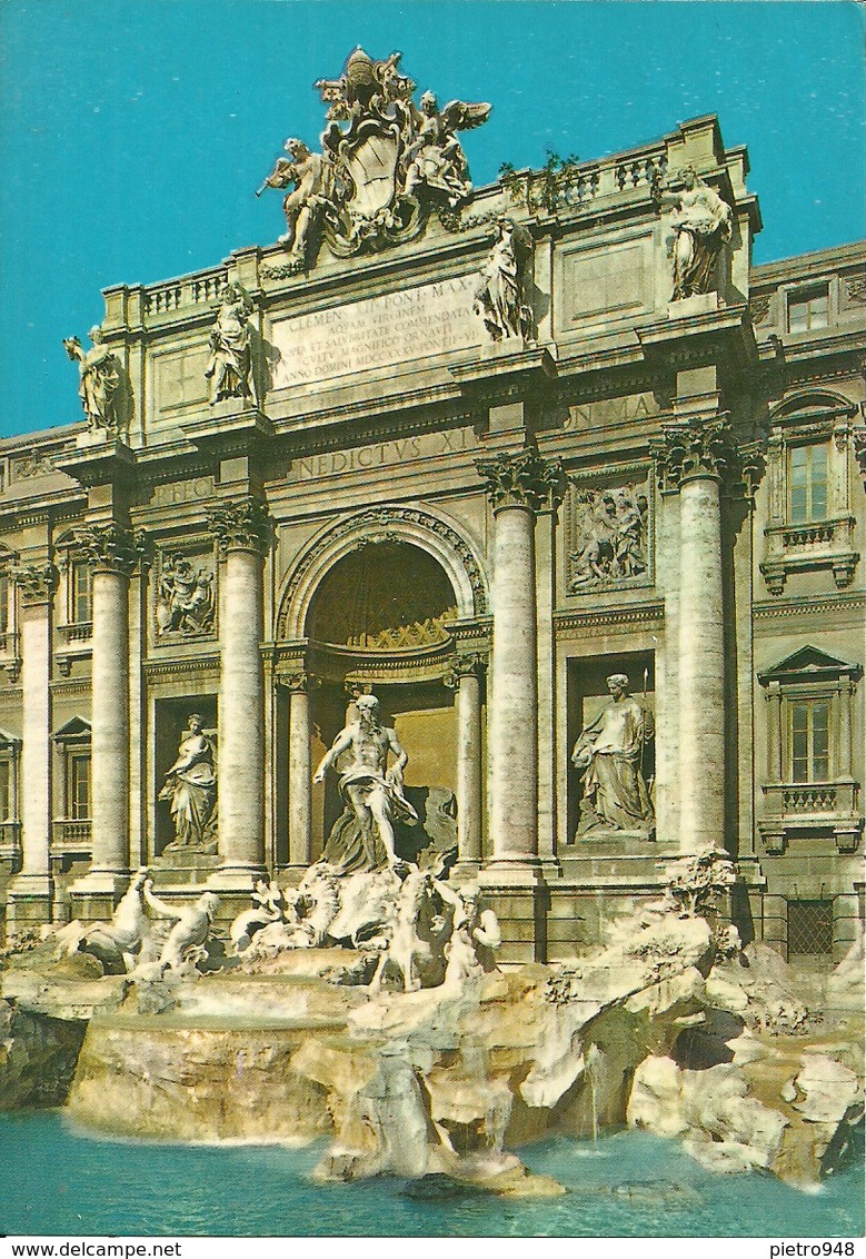 Roma (Lazio) Fontana Di Trevi, Trevi's Fountain, Fontaine De Trevi, Der Brunnen Von Trevi - Fontana Di Trevi