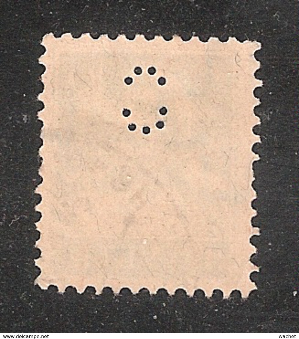 Perfin/perforé/lochung Switzerland No YT161 1921-1942 William Tell . Perfin Symbol  (d16) - Perforés