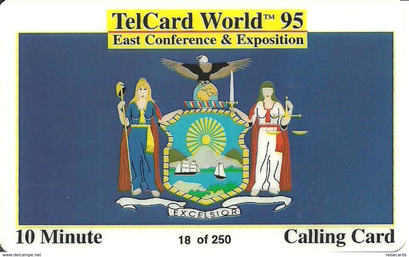 USA: Universal Communications Network  - TeleCard World '95 Exposition New York - Sonstige & Ohne Zuordnung