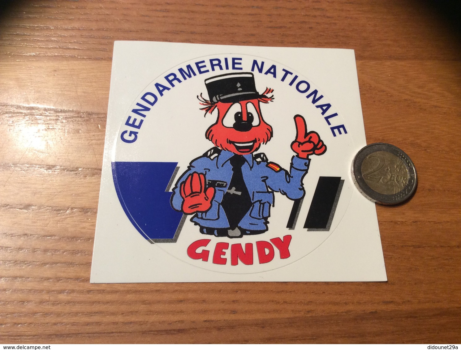 AUTOCOLLANT, Sticker "GENDARMERIE NATIONALE - GENDY" - Autocollants