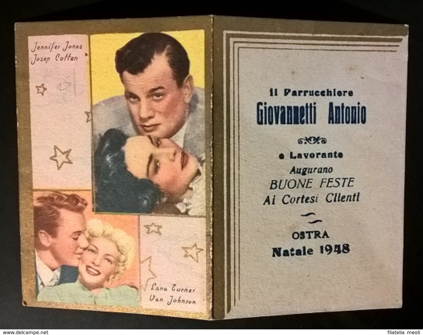 CALENDARIETTO 1948 CINEMA - Petit Format : 1941-60