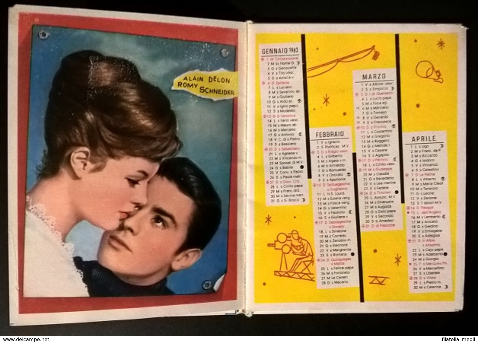 CALENDARIETTO 1963 CINEMA - Altri