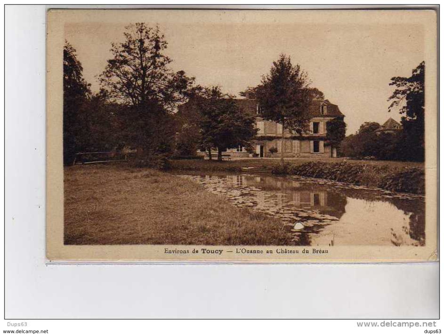 Environs De TOUCY - L'Ouanne Au Château Du Bréau - état - Other & Unclassified