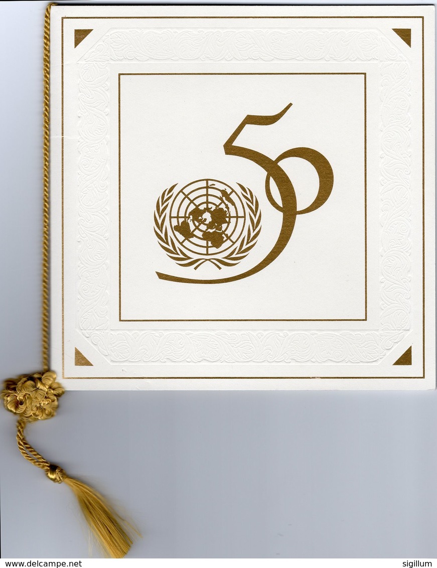 ONU NAZIONI UNITE 1995 - UFFICIO DI NEW YORK - 50° ANNIVERSARIO NAZIONI UNITE LIBRETTO - Nuovi