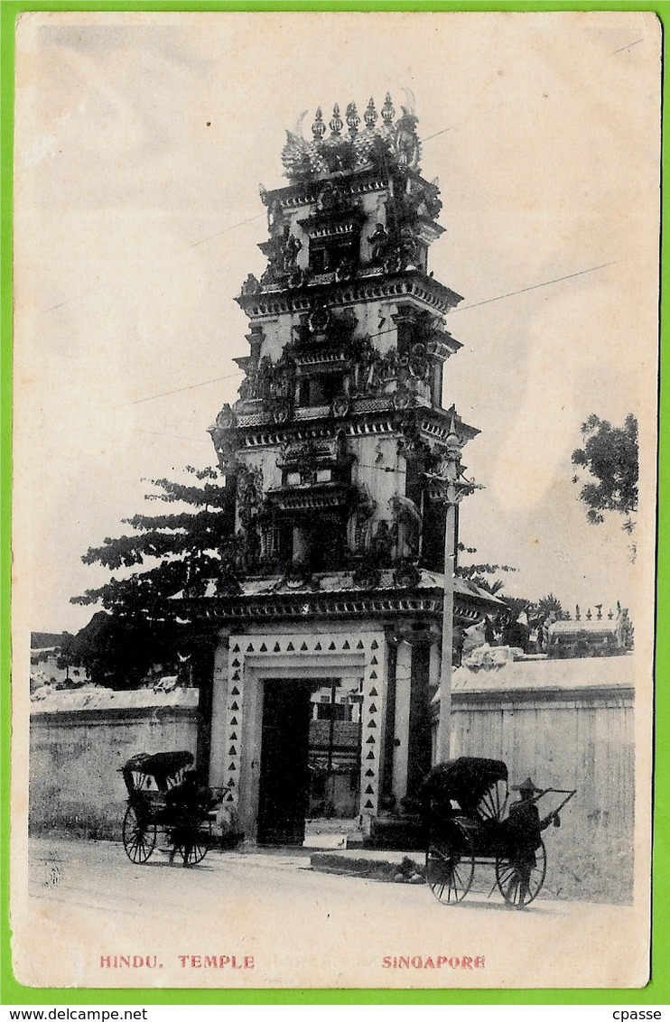 CPA AK SINGAPOR Singapour - HINDU TEMPLE - Singapour