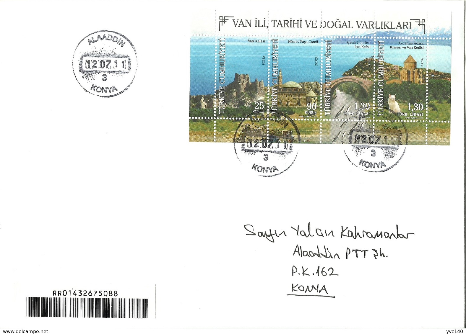 Turkey; FDC 2011 The City Of Van "Its History And Natural Assets" - FDC