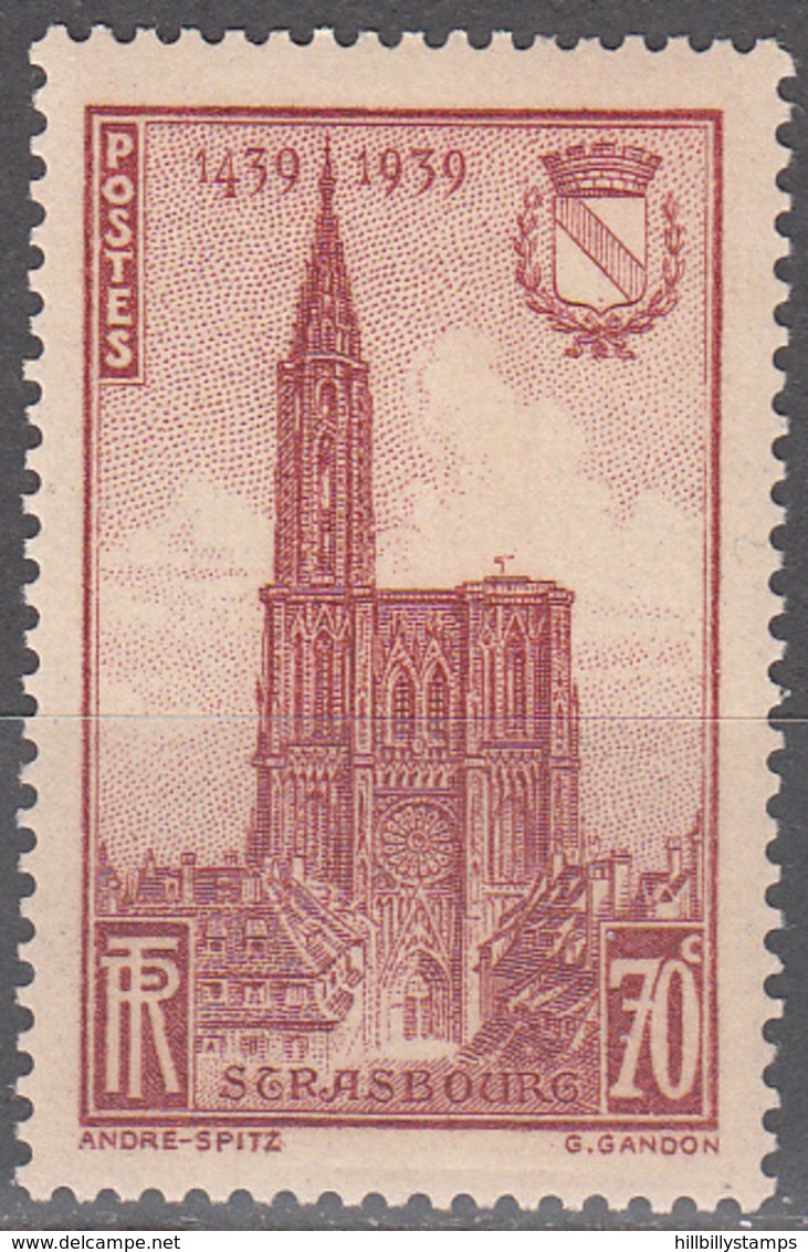 FRANCE     SCOTT NO. 391    MNH    YEAR  1939 - Neufs