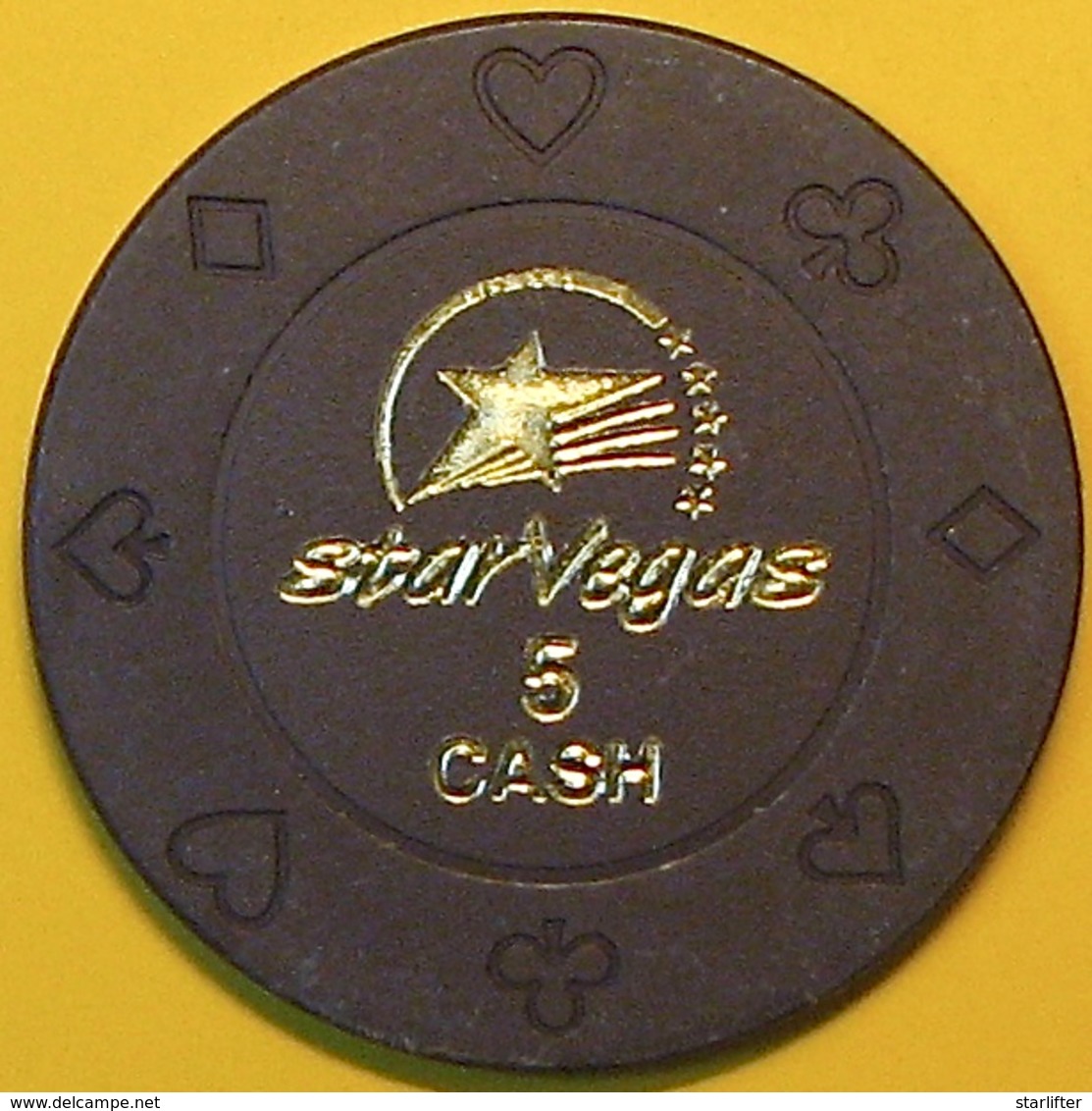 $5 Casino Chip. Star Vegas, Poipet, Cambodia. N41. - Casino