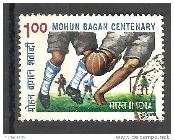 INDIA, 1989, Mohun Bagan Soccer Team, Centenary, 1 V,   FINE USED - Used Stamps