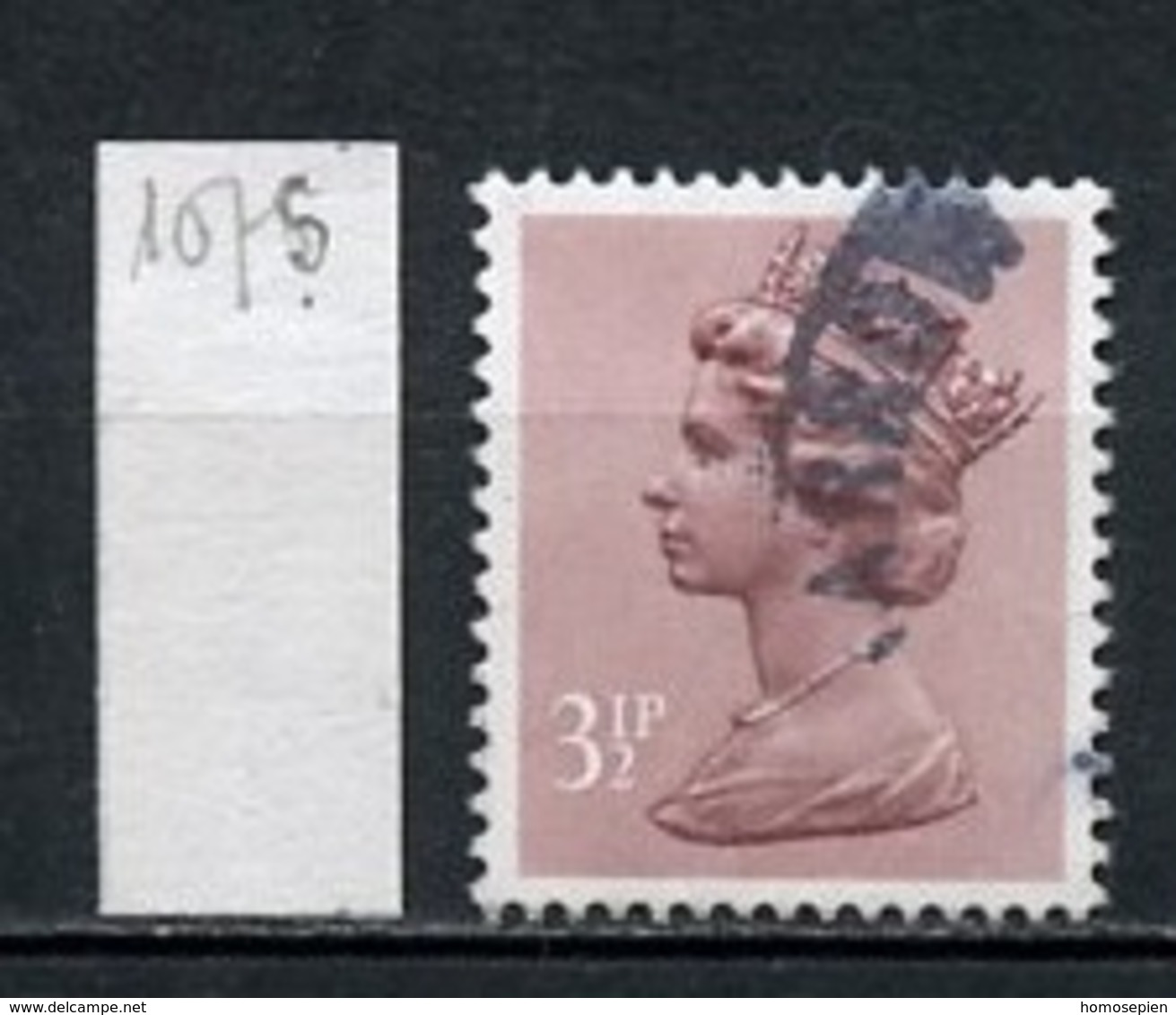 Grande Bretagne - Great Britain - Großbritannien 1983 Y&T N°1075 - Michel N°946 (o) - 3,5p Reine Elisabeth II - Used Stamps