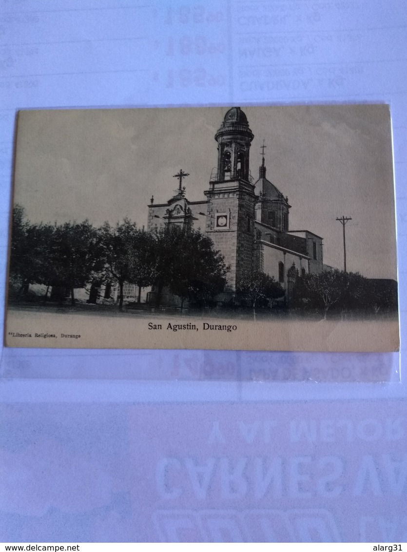México Durango Unused Postcard Early Best Condition - Mexique