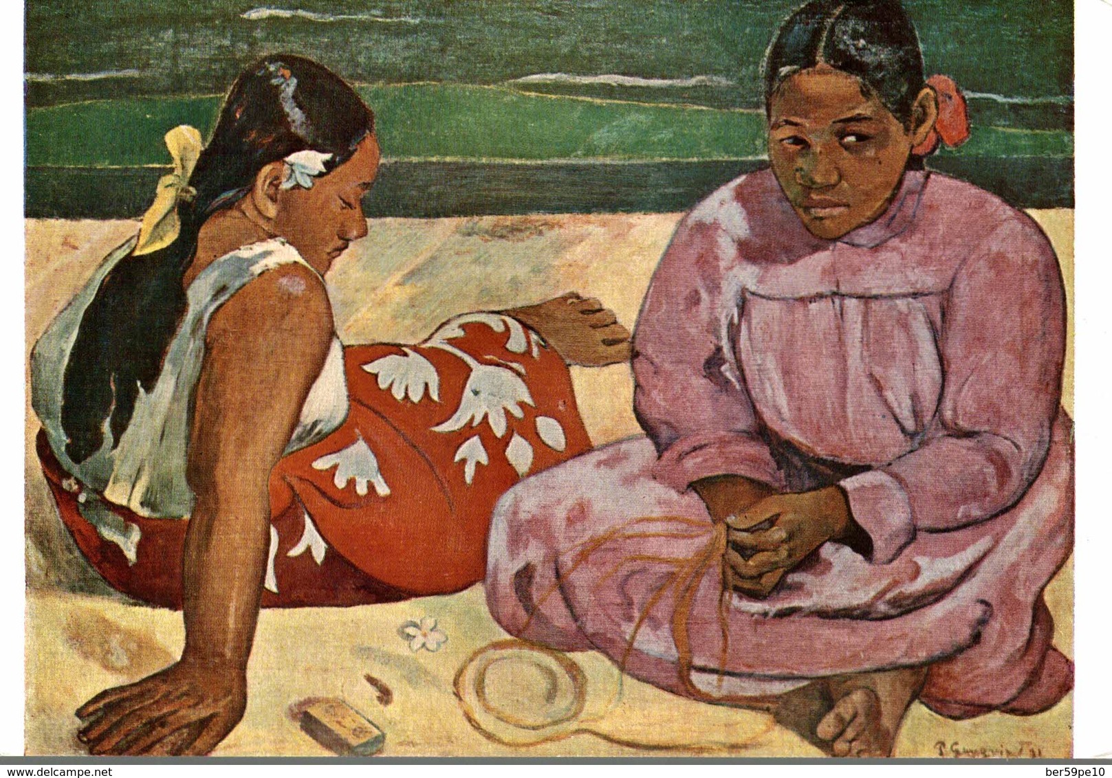 PEINTURES & TABLEAUX  MUSEE DU LOUVRE ECOLE FRANCAISE PAUL GAUGUIN 1848-1903  FEMMES DE TAHITI - Peintures & Tableaux