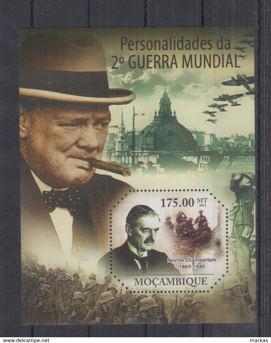 N92. Mozambique - MNH - 2011 - Famous People - Militarie - Bl - Autres & Non Classés