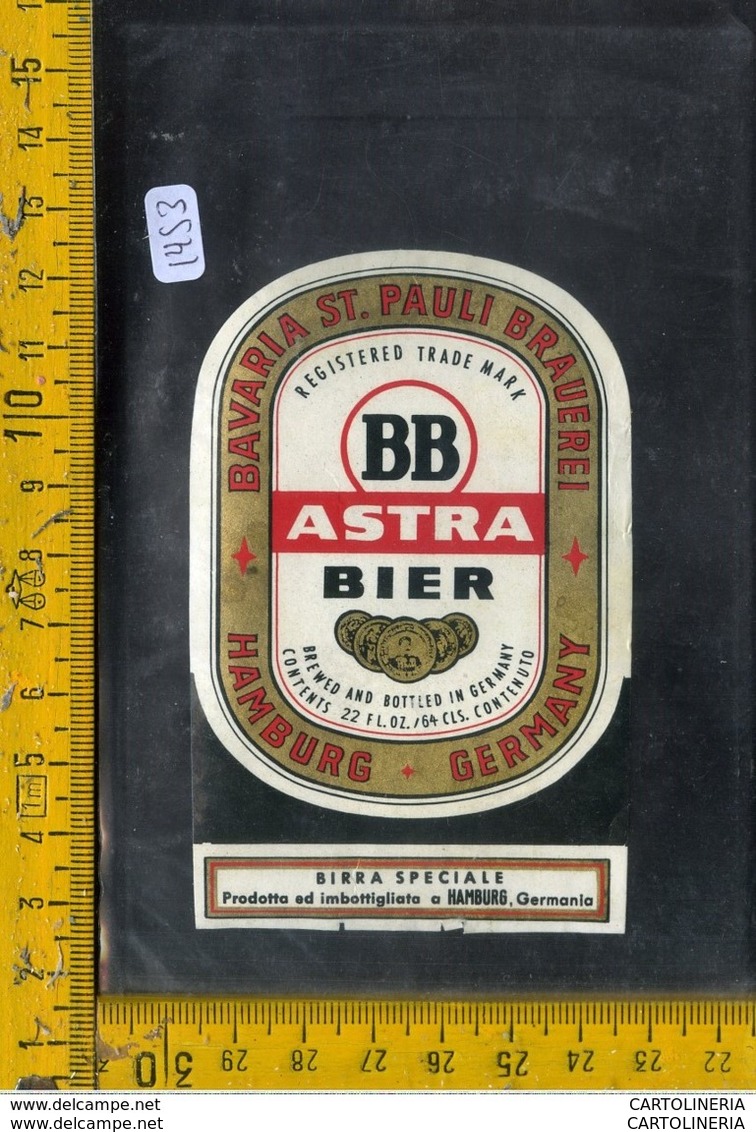 Etichetta Birra  Astra Bavaria - Birra