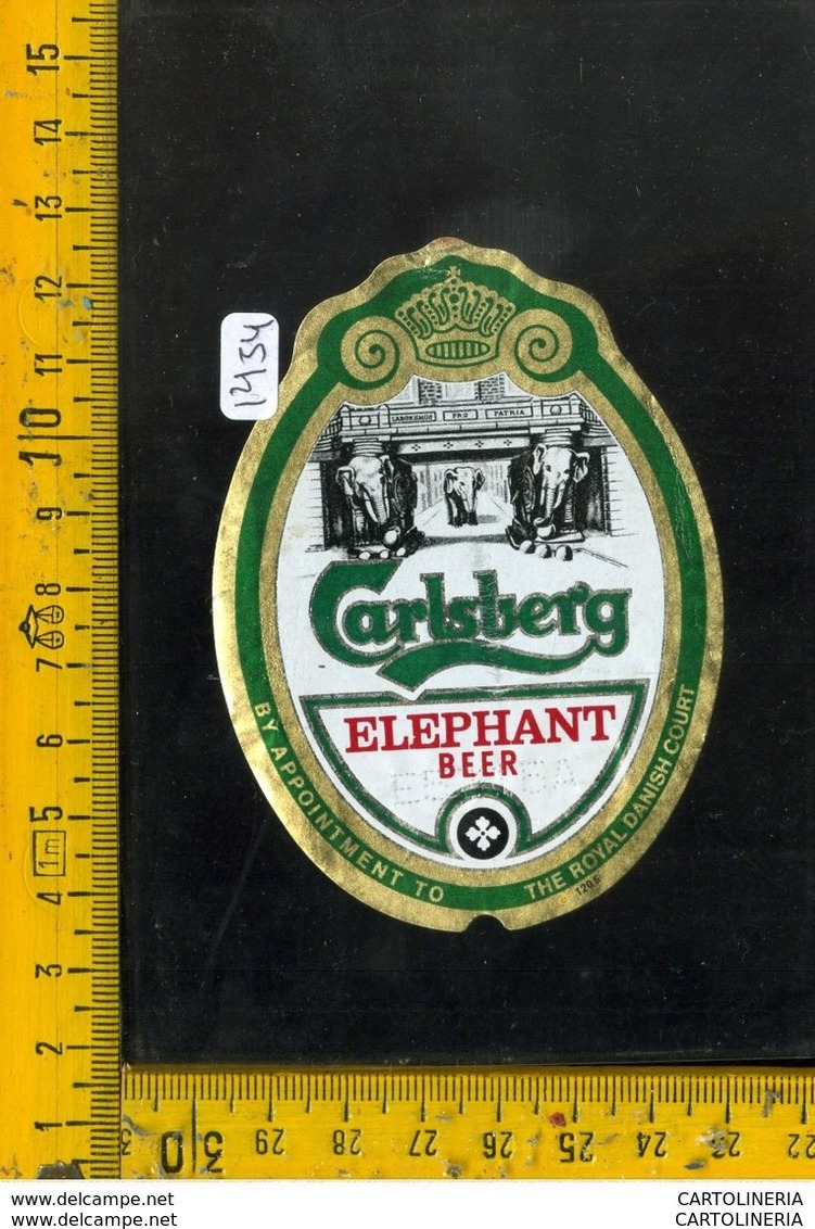 Etichetta Birra Carlsberg - Birra