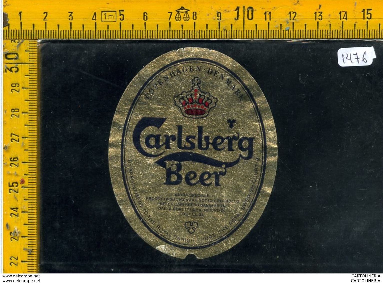 Etichetta Birra Carlsberg - Birra